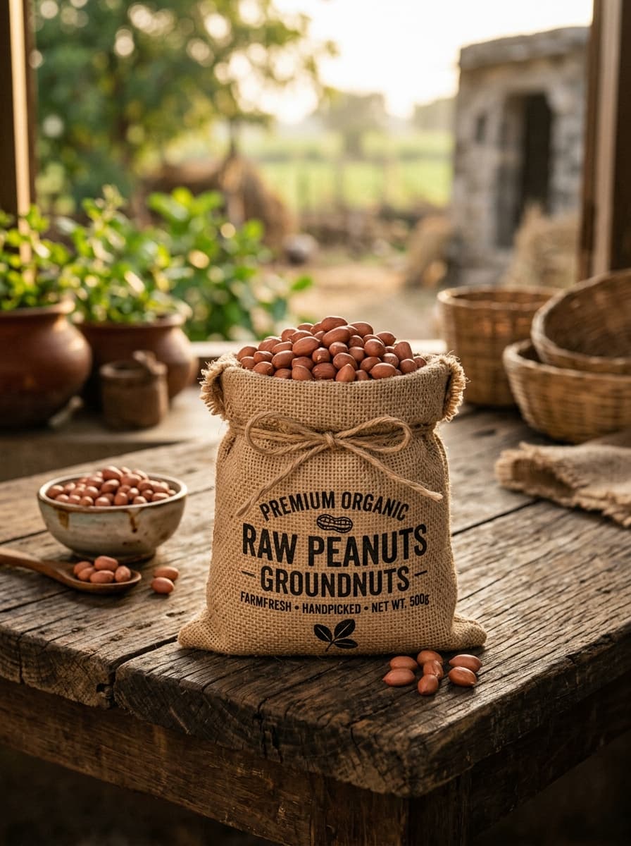 Organic Raw Groundnuts